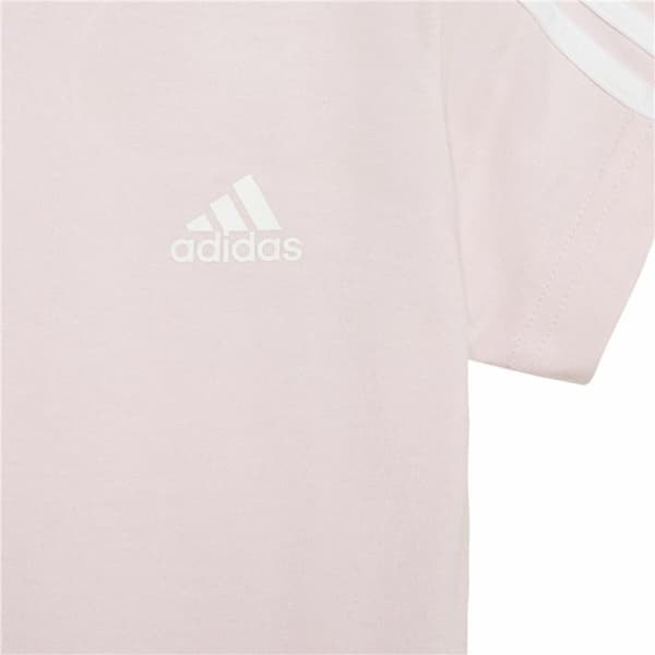 Sportstøj til Baby Adidas Three Stripes Pink - 1-2 år