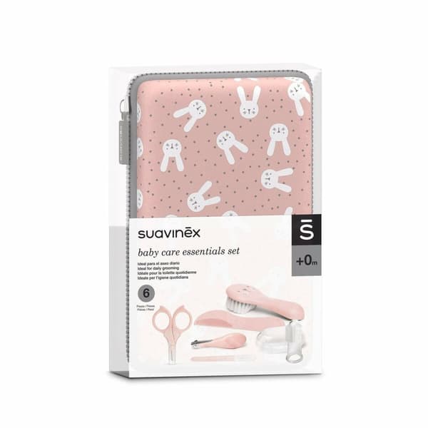Badesæt til Babyer Suavinex Hygge Baby Pink (7 Dele)
