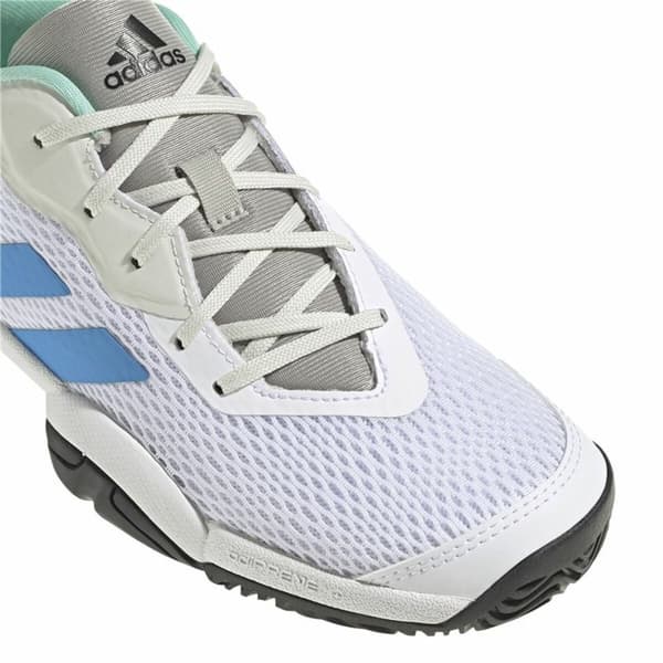Sportssko til børn Adidas Barricade Hvid - 35.5
