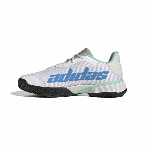 Sportssko til børn Adidas Barricade Hvid - 35.5