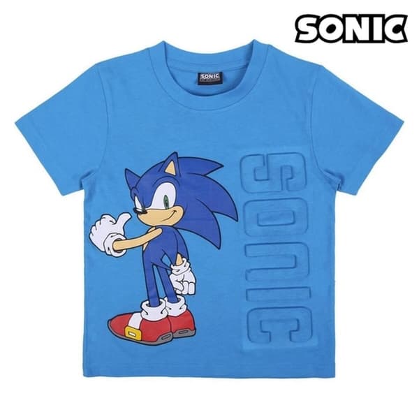 Børne Kortærmet T-shirt Sonic - 12 år