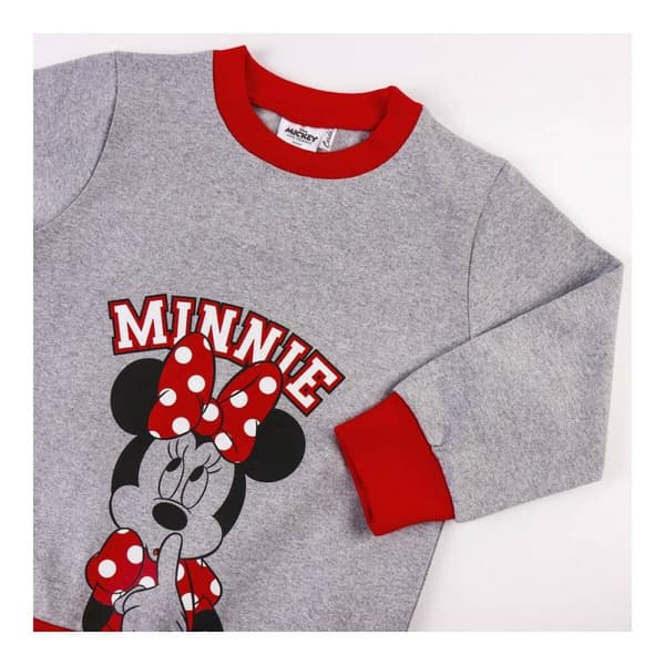 Træningsdragt til børn Minnie Mouse Grå - 5 år