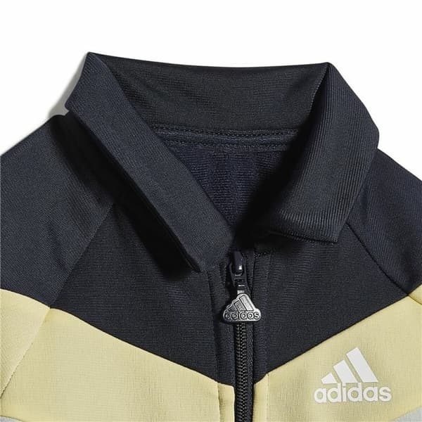 Træningsdragt til børn Adidas Future Icons Shiny Sort - 9-12 månder