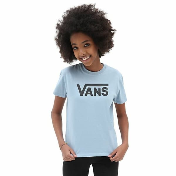 Barn T-shirt med kortärm Vans Flying V Crew Blå - L