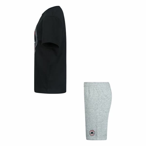 Träningskläder, Barn Converse Core Tee Svart/Grå - 4-5 år