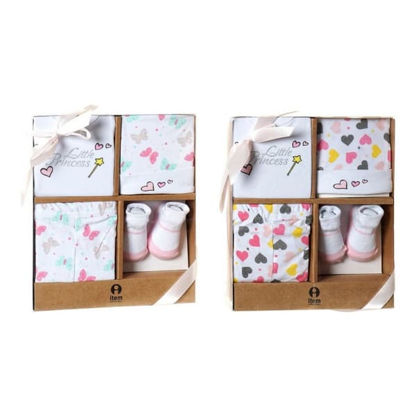 Gavesæt til baby DKD Home Decor 0-6 måneder 2 Dele