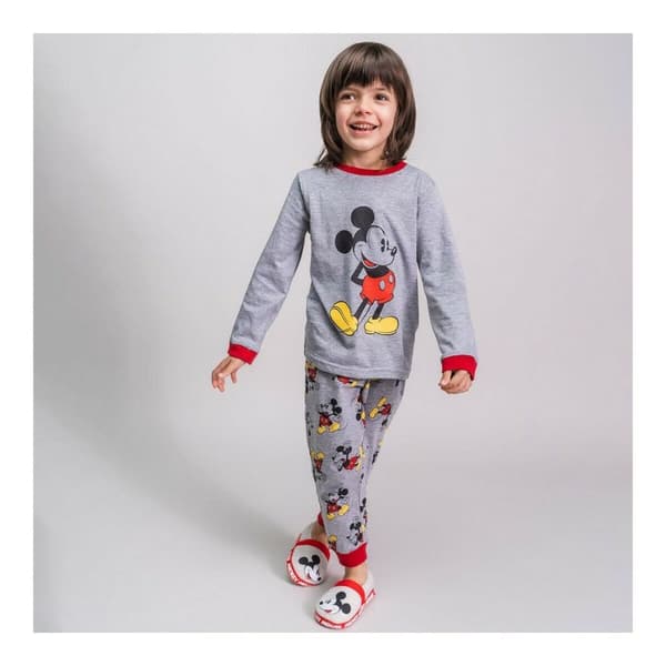 Nattøj Børns Mickey Mouse Grå - 6 år