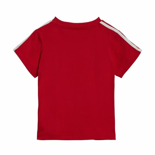 Sportstøj til Baby Adidas Three Stripes Rød - 12-18 måneder