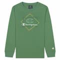 Miniatyrbillede 2 af 4: Langærmet T-shirt til Børn Champion Athletic Crewneck  Grøn - 5-6 år