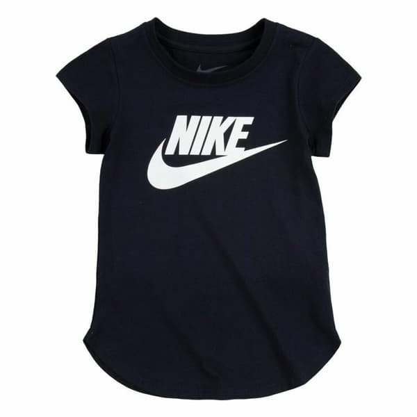 Børne Kortærmet T-shirt Nike Futura SS Sort - 2 år