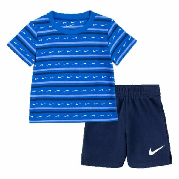 Sportstøj til Baby Nike Swoosh Stripe Blå - 18 måneder
