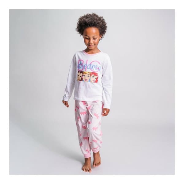 Pyjamat Lasten Disney Princess Valkoinen - 5 vuotta