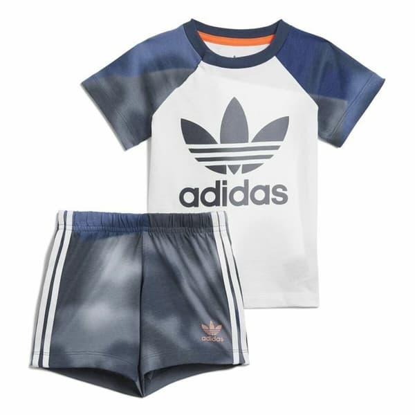 Lasten urheiluasu Adidas Camouflage Print Valkoinen - 0-3 Vuotta
