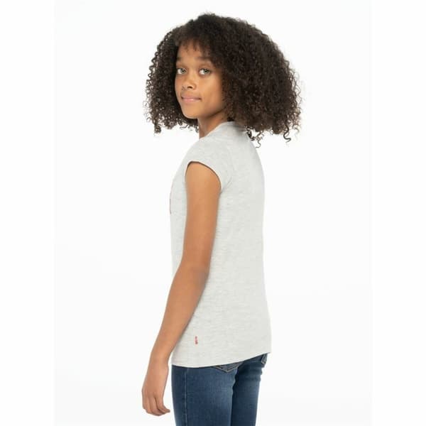 Barn T-shirt med kortärm Levi's Batwing Ljusgrå - 14 år