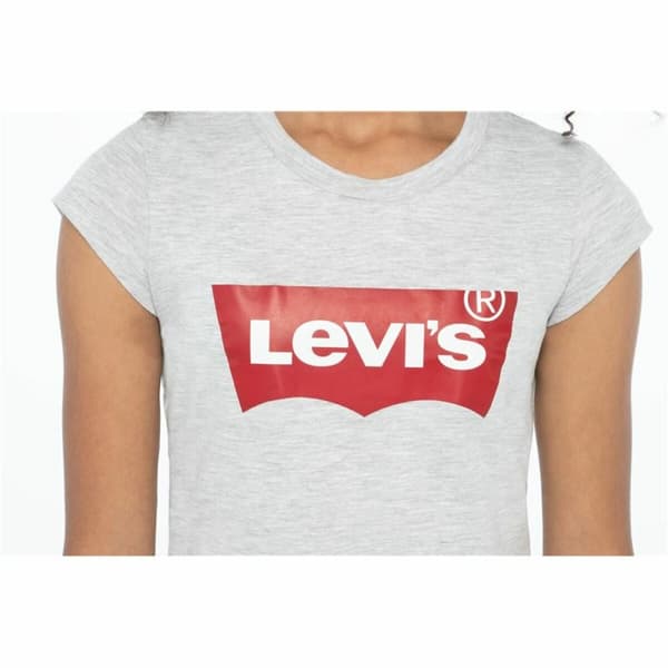 Barn T-shirt med kortärm Levi's Batwing Ljusgrå - 14 år