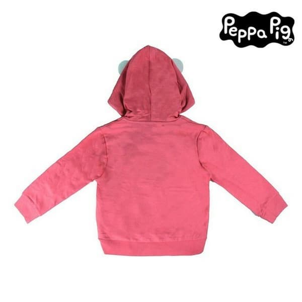 Sweatshirt med hætte til piger Peppa Pig 74230 Pink - 5 år