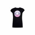 Miniatyrbillede 1 af 3: Børne Kortærmet T-shirt Converse Chuck Patch GFX Sort - 8-10 år