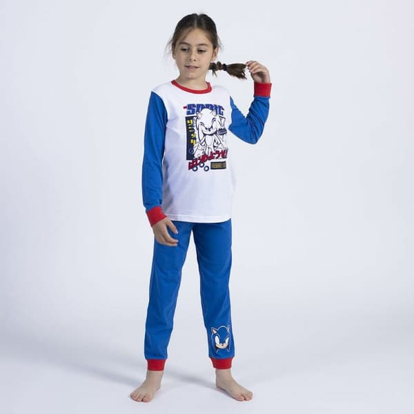 Pyjamas Barn Sonic Blå - 5 år