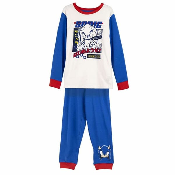 Pyjamas Barn Sonic Blå - 5 år