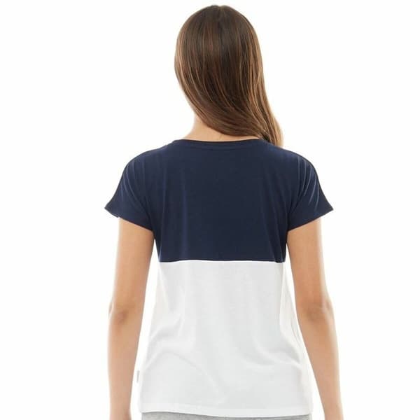 Børne Kortærmet T-shirt Converse Worldwide Mørkeblå - 8-10 år