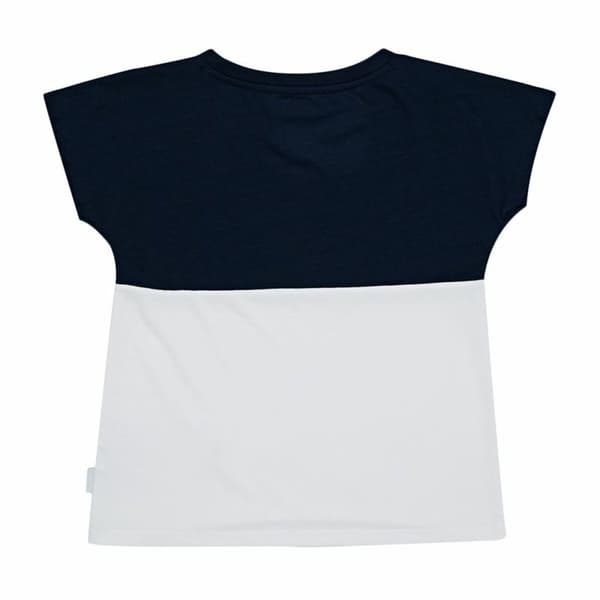 Børne Kortærmet T-shirt Converse Worldwide Mørkeblå - 8-10 år