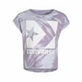 Miniatyrbillede 5 af 5: Børne Kortærmet T-shirt Converse Tie Dye Blomme - 13-15 år