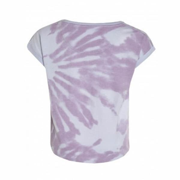 Børne Kortærmet T-shirt Converse Tie Dye Blomme - 13-15 år