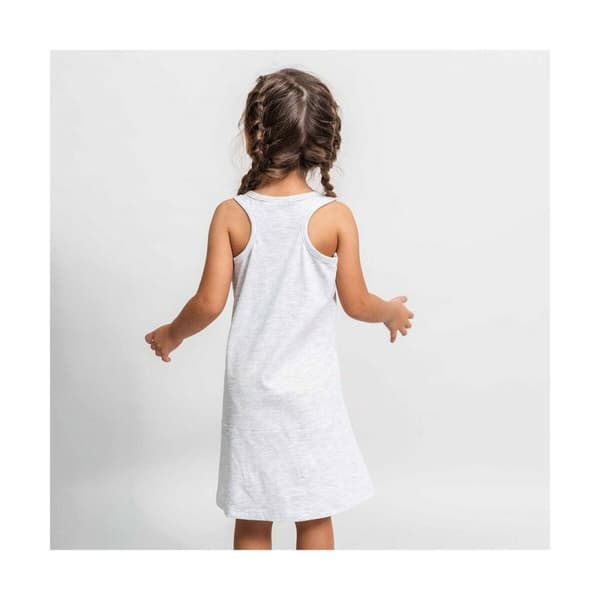 Kjole Frozen Grå Beige - 5 år