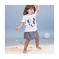 Miniatyrbillede 5 af 8: Børne Kortærmet T-shirt Minnie Mouse Lilla - 48 Måneder