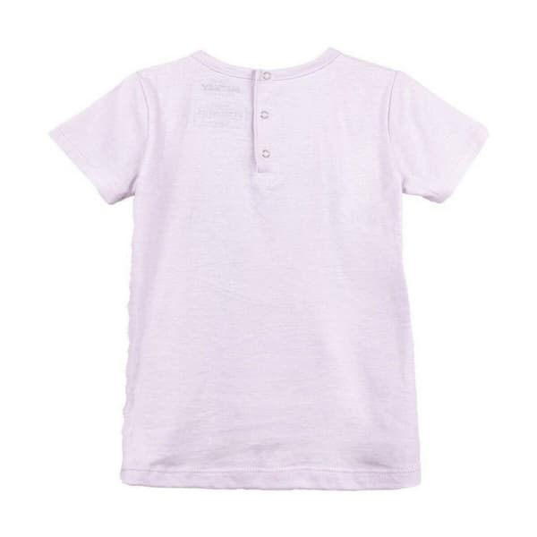 Børne Kortærmet T-shirt Minnie Mouse Lilla - 48 Måneder