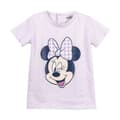 Miniatyrbillede 1 af 8: Børne Kortærmet T-shirt Minnie Mouse Lilla - 48 Måneder