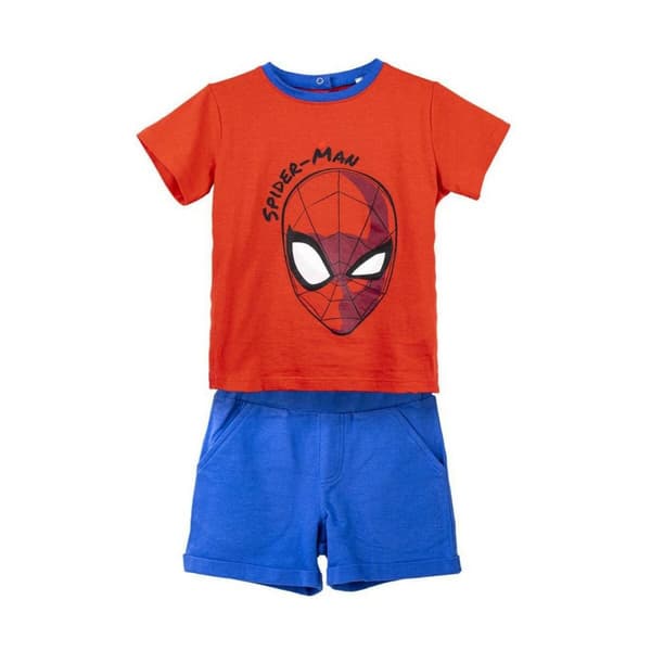 Sæt med tøj Spiderman Børns Multifarvet - 48 Måneder