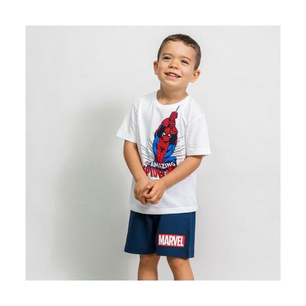Sæt med tøj Spiderman Børns Hvid - 6 år