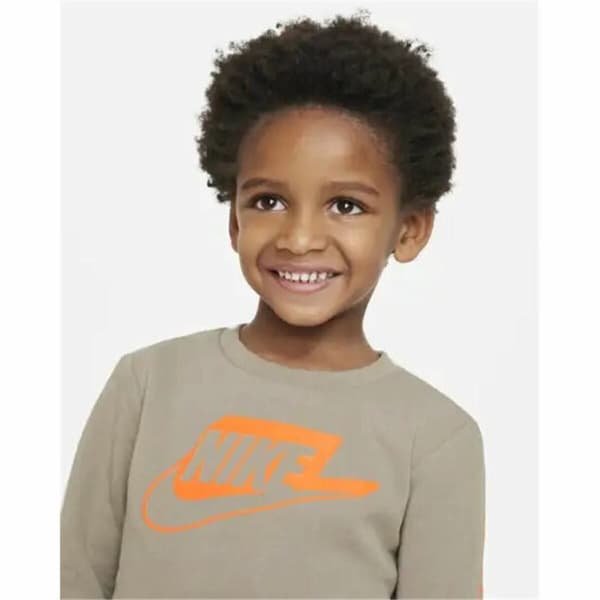 Sportstøj til Børn Nike Club Sportwear Oliven - 6-7 år