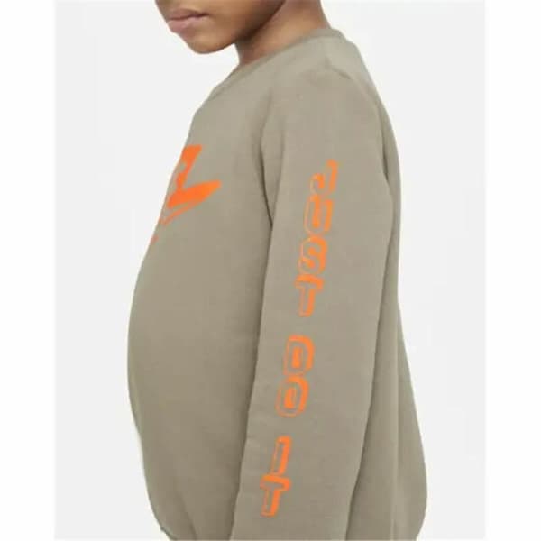 Sportstøj til Børn Nike Club Sportwear Oliven - 6-7 år