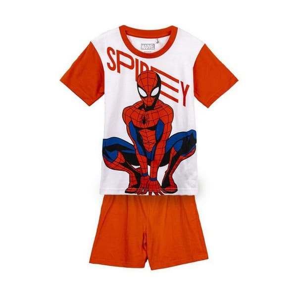 Nattøj Børns Spiderman Rød - 3 år