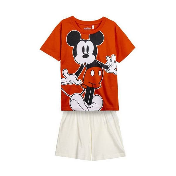 Nattøj Børns Mickey Mouse Rød - 3 år