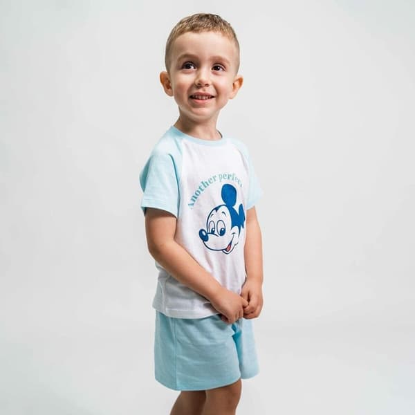 Nattøj Børns Mickey Mouse Lyseblå - 3 år