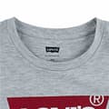 Miniatyrbillede 4 af 8: Børne Kortærmet T-shirt Levi's Batwing Lysegrå - 16 år