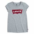 Miniatyrbillede 1 af 8: Børne Kortærmet T-shirt Levi's Batwing Lysegrå - 16 år