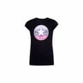 Miniatyrbillede 1 af 3: Børne Kortærmet T-shirt Converse Chuck Patch GFX Sort - 10-12 år