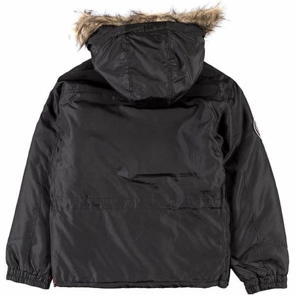 Unisex Parka jakke Go & Win Noreg Børns Sort - 16 år