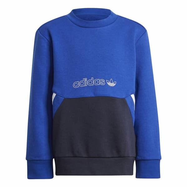 Sportstøj til Børn Adidas Crew Blå - 3-4 år