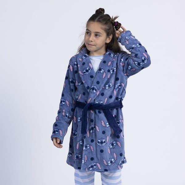 Morgenkåbe til Børn Stitch Blå - 5 år