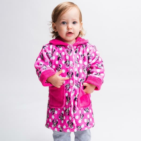 Morgenkåbe til Børn Minnie Mouse Pink - 24 måneder