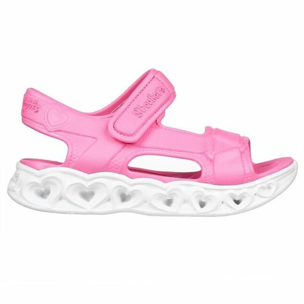 Sandaler til børn Skechers Lighted Molded Top Pink - 34