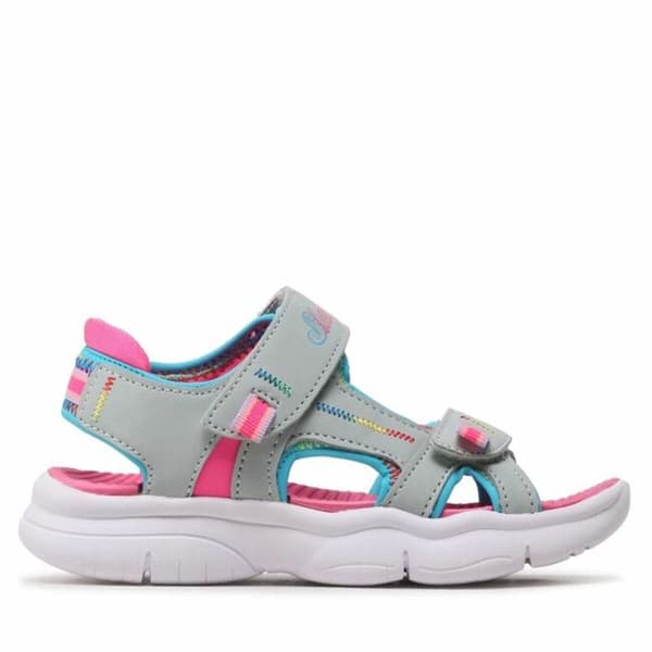 Sandaler til børn Skechers Flex Splash Grå - 27