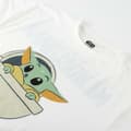 Miniatyrbild 3 av 4: Barn T-shirt med kortärm The Mandalorian Vit - XS