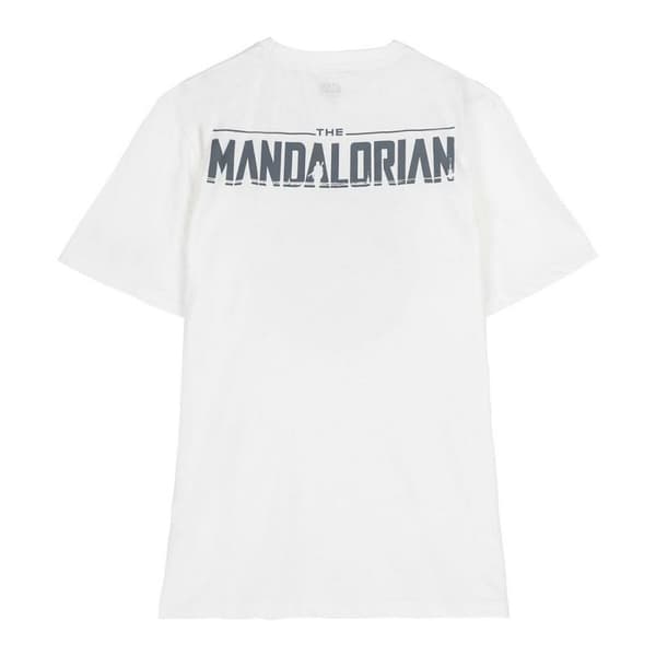 Barn T-shirt med kortärm The Mandalorian Vit - XS