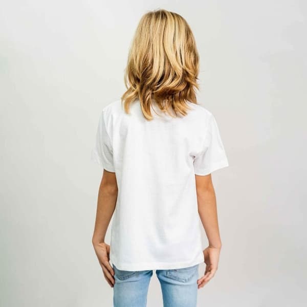 Børne Kortærmet T-shirt Sonic Hvid - 12 år